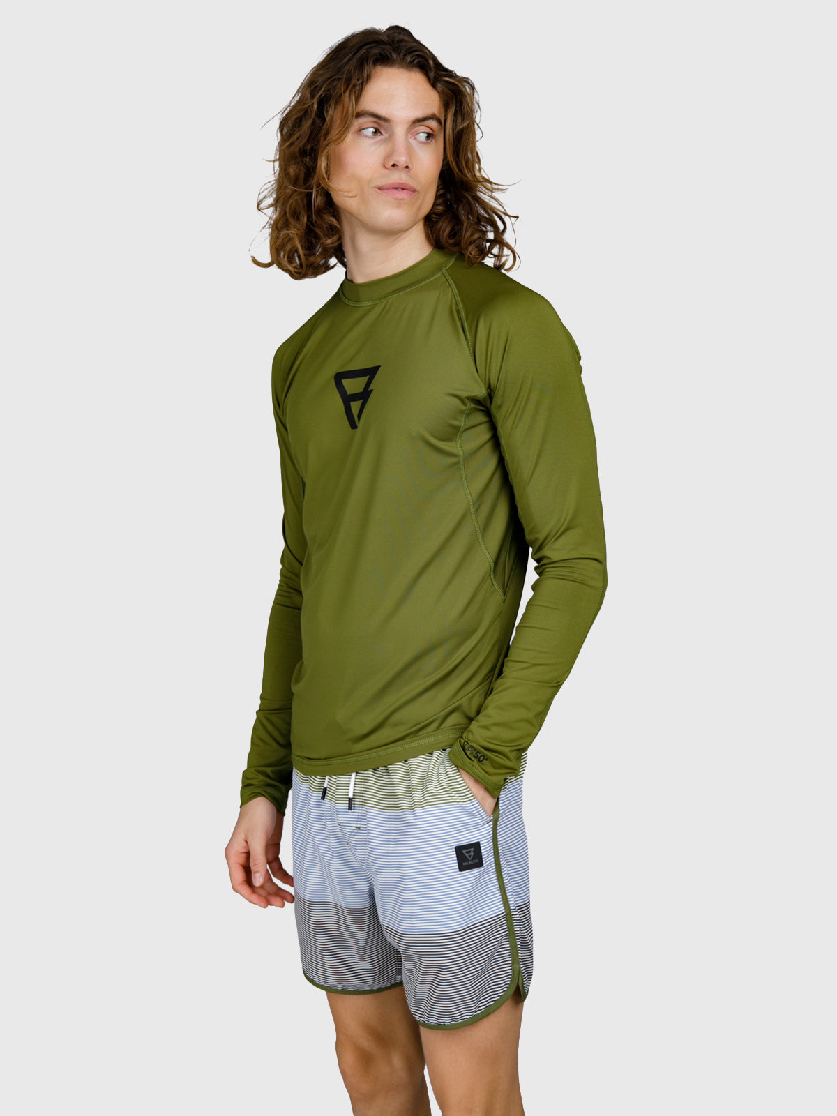 Brushield Men Rashguard | Mayfly