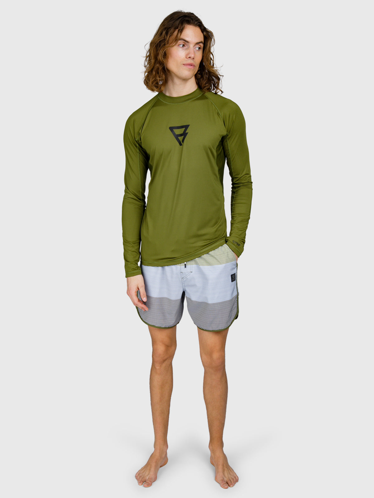 Brushield Men Rashguard | Mayfly