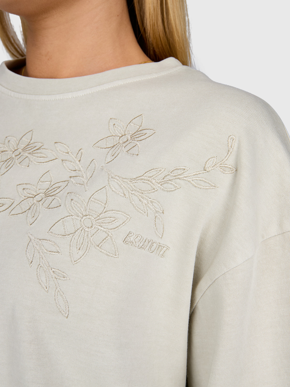 Dilola Damen T-shirt | Feather Grey