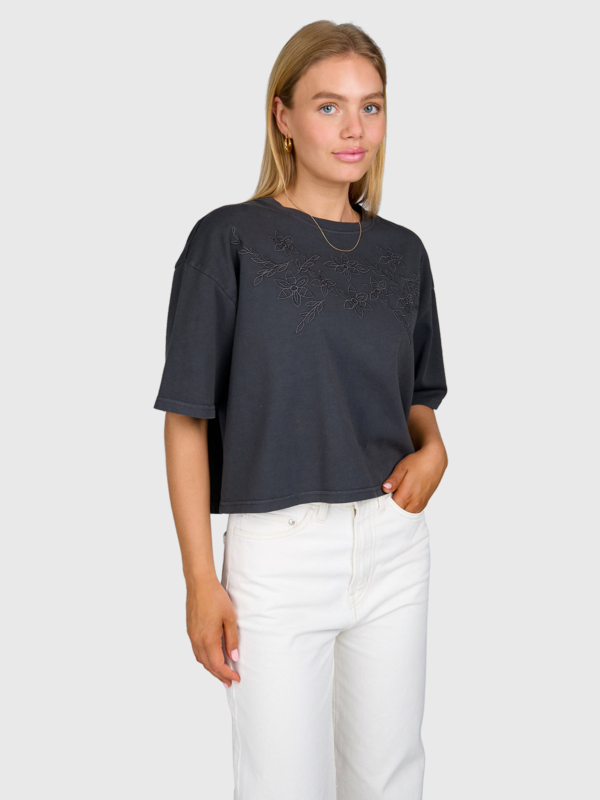 Dilola Damen T-shirt | Pirate Black