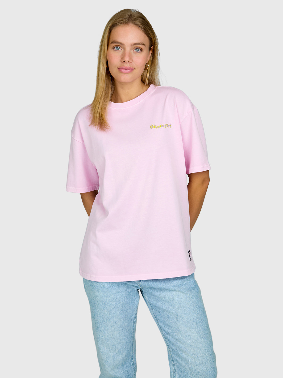 High-95-Print Dames T-shirt | Mauve Mist