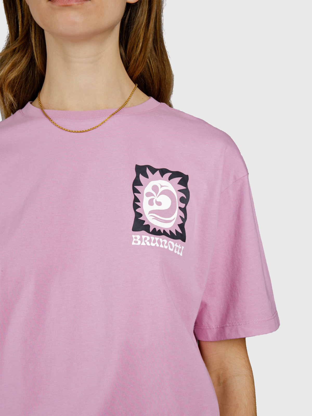 Zelday Damen T-shirt | Mauve Mist