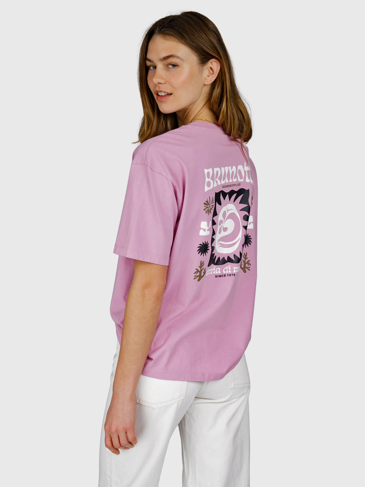Zelday Women T-shirt | Mauve Mist