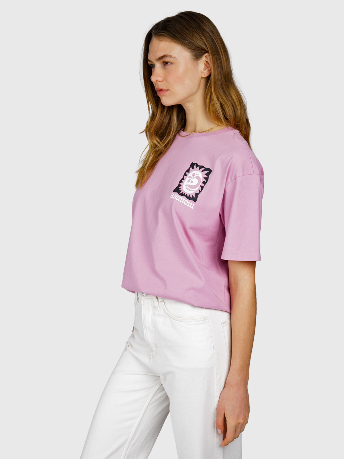 Zelday Damen T-shirt | Mauve Mist