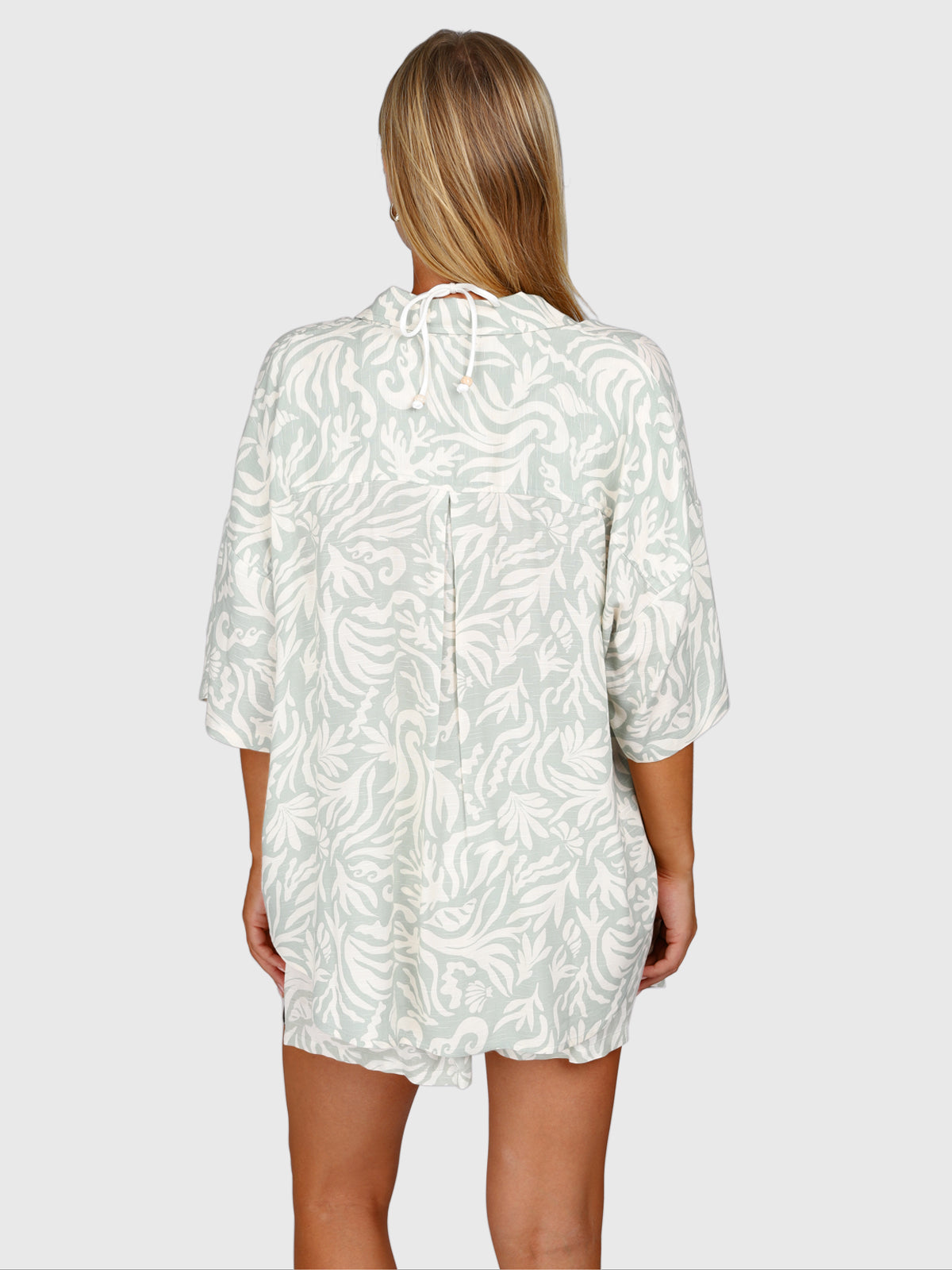 Teodhora Women Shirt | Aqua Grey