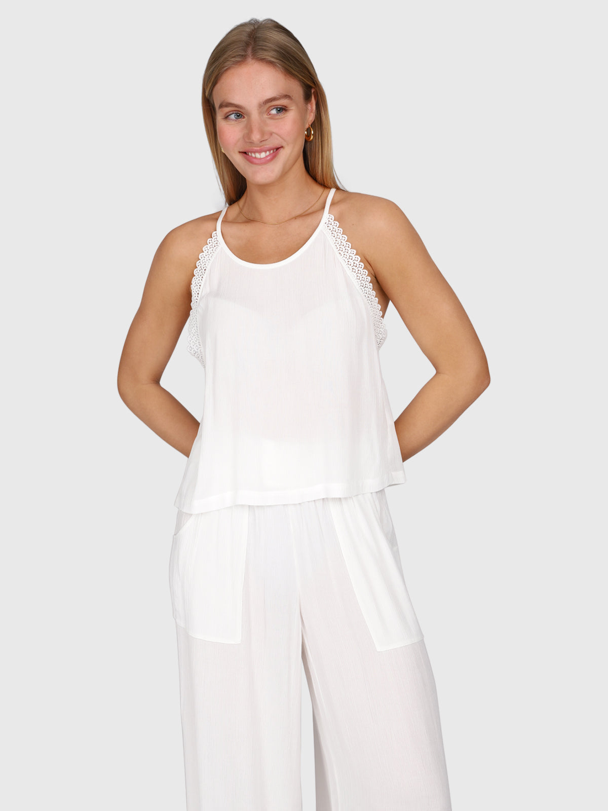 Hellenah Women Top | Snow