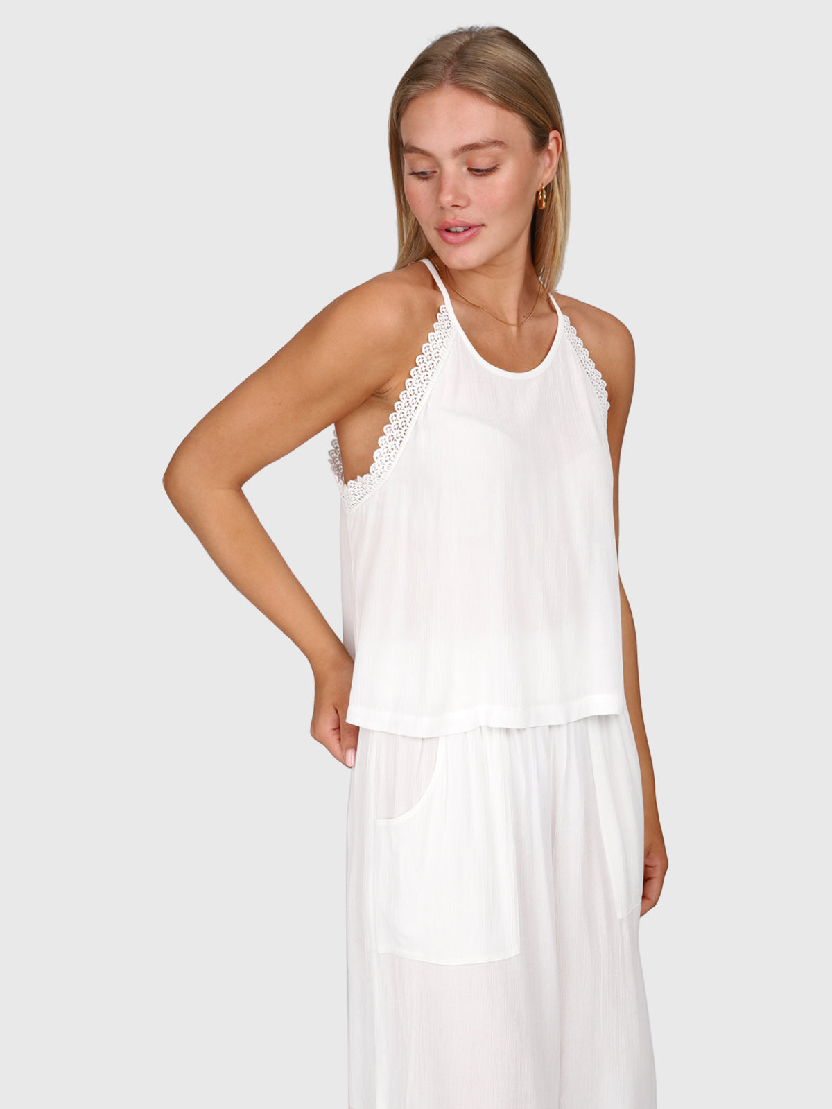 Hellenah Women Top | Snow