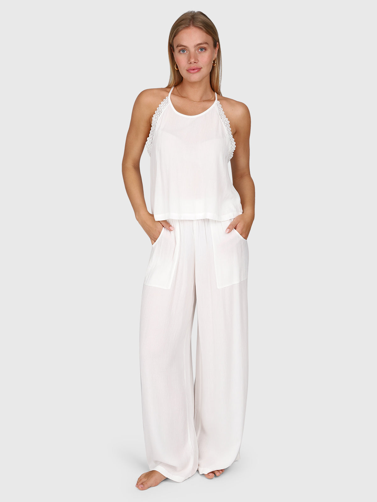 Hellenah Women Top | Snow