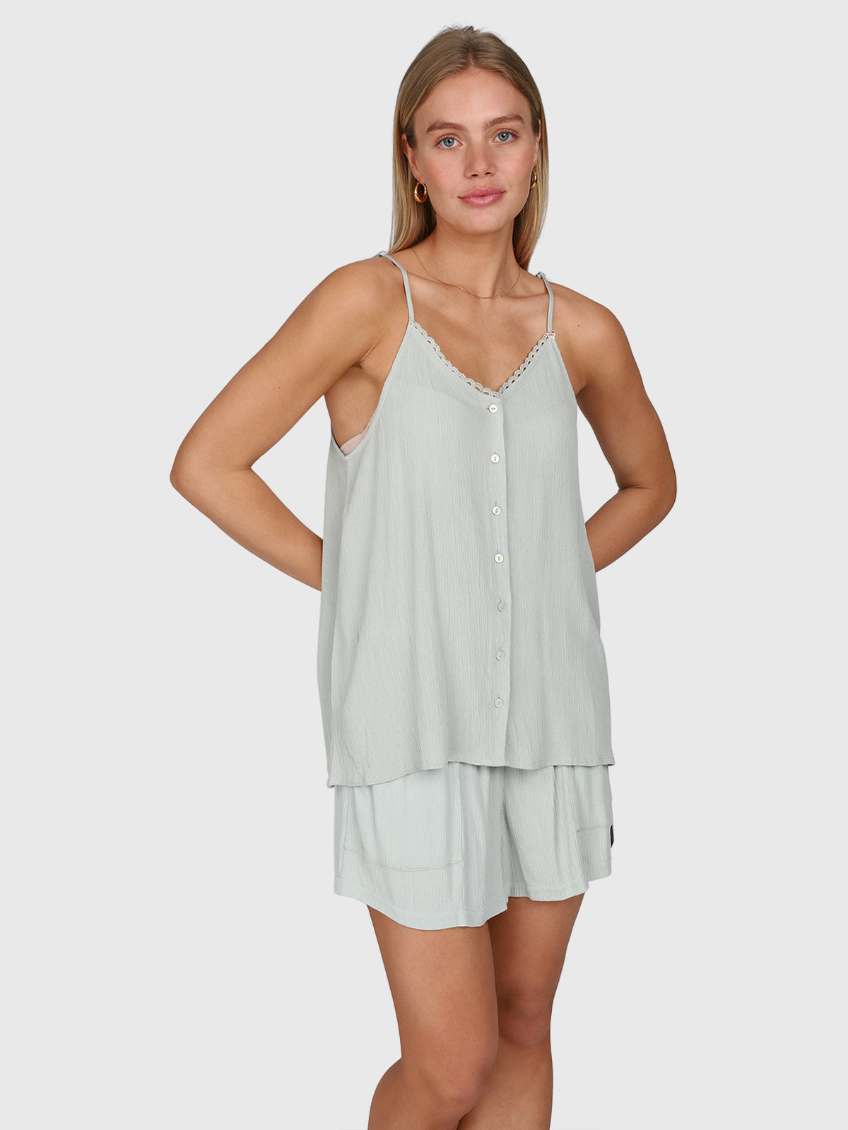 Tanyeal Women Top | Aqua Grey