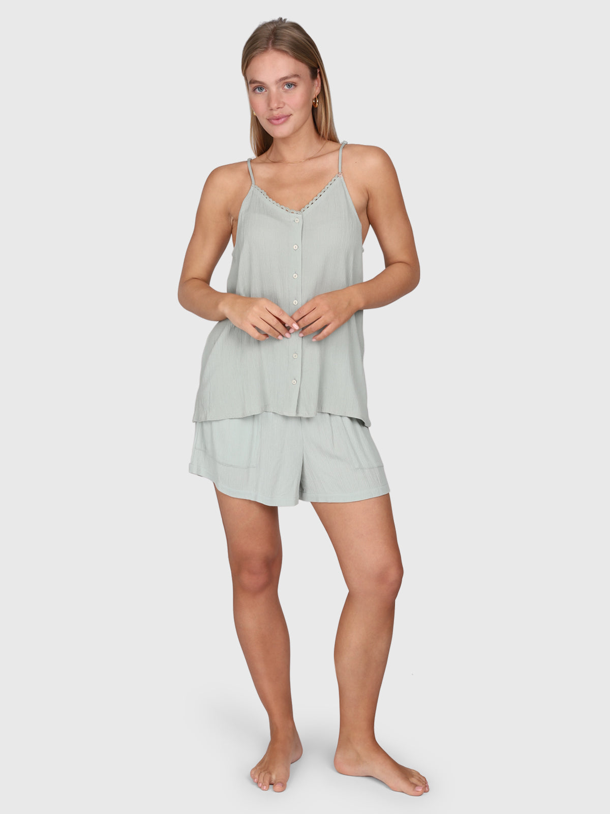 Tanyeal Women Top | Aqua Grey