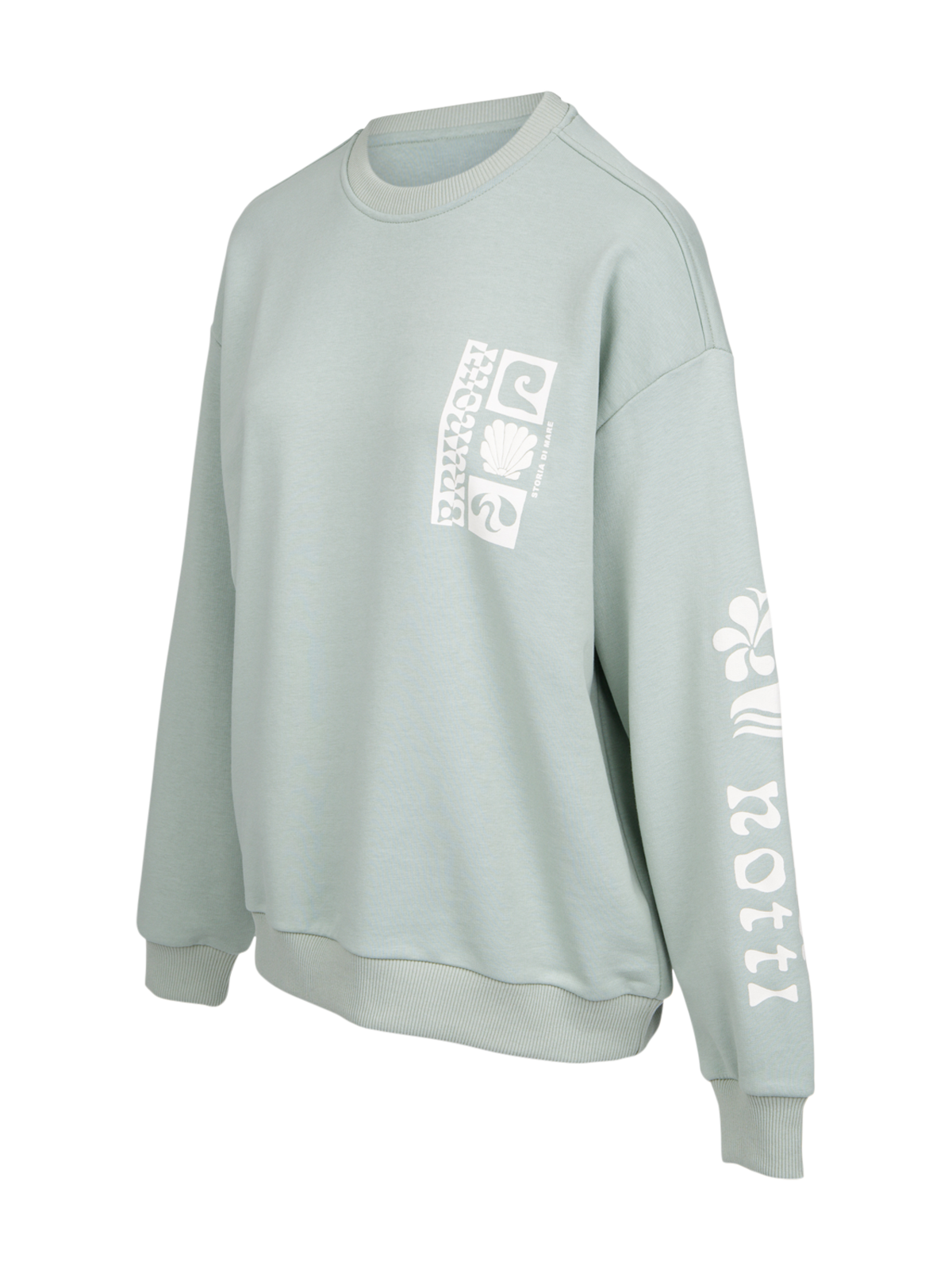 Yanouka Dames Sweater | Aqua Grey