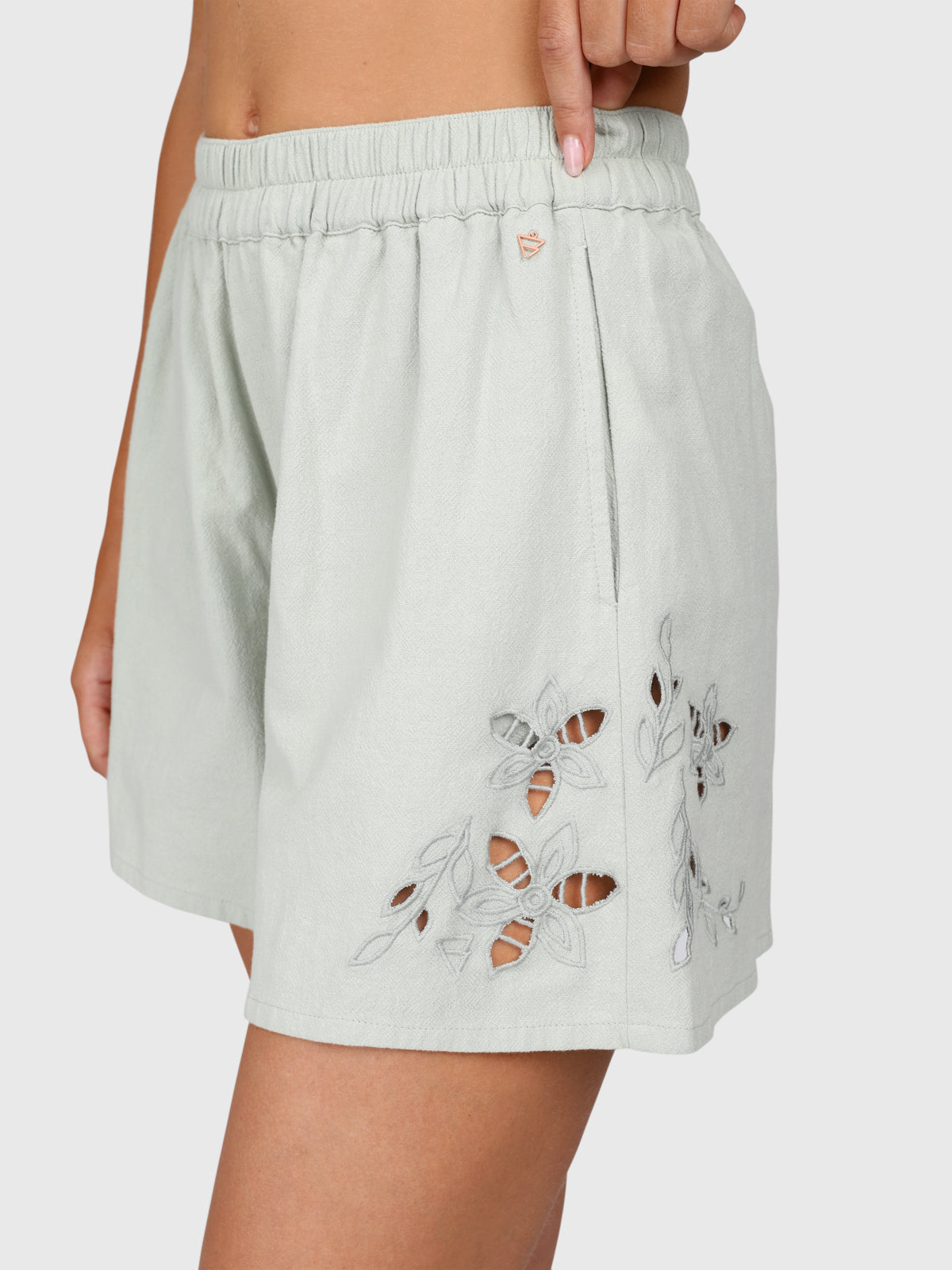 Julee Women Shorts | Aqua Grey