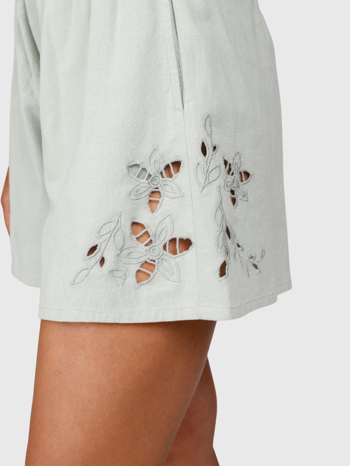 Julee Damen Shorts | Aqua Grey