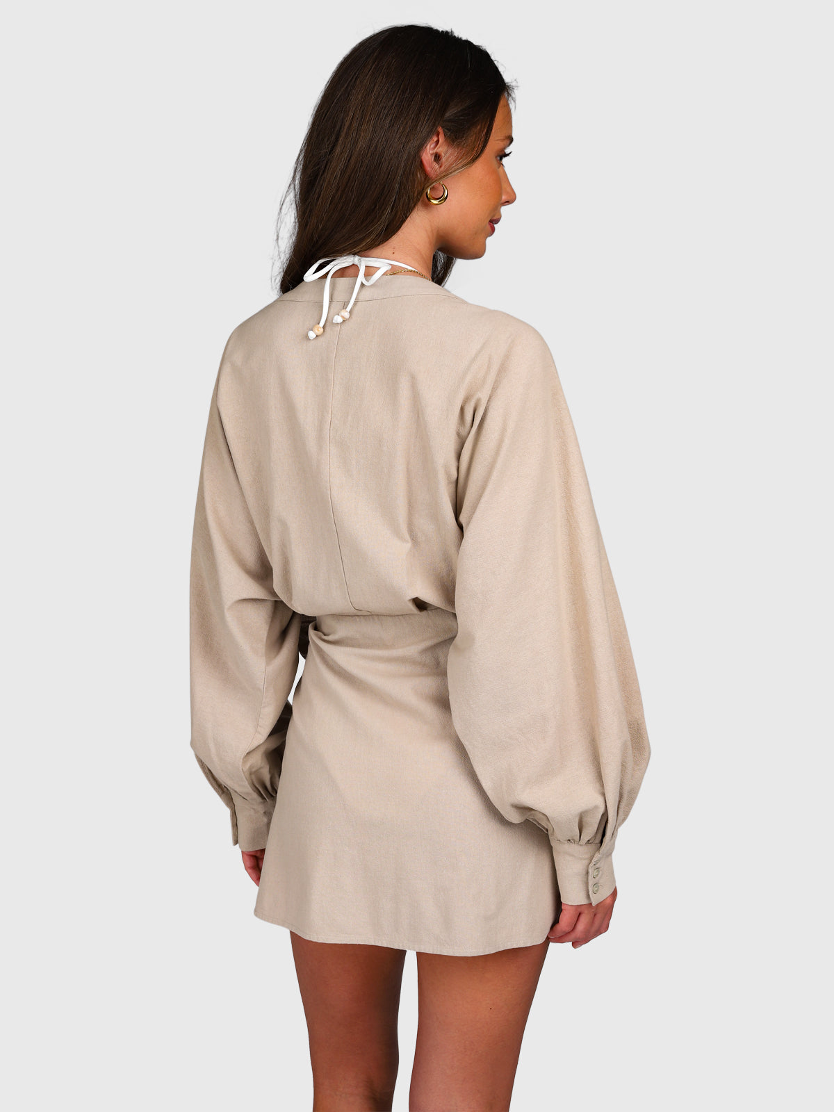 Alba Dames Dress | Feather Grey