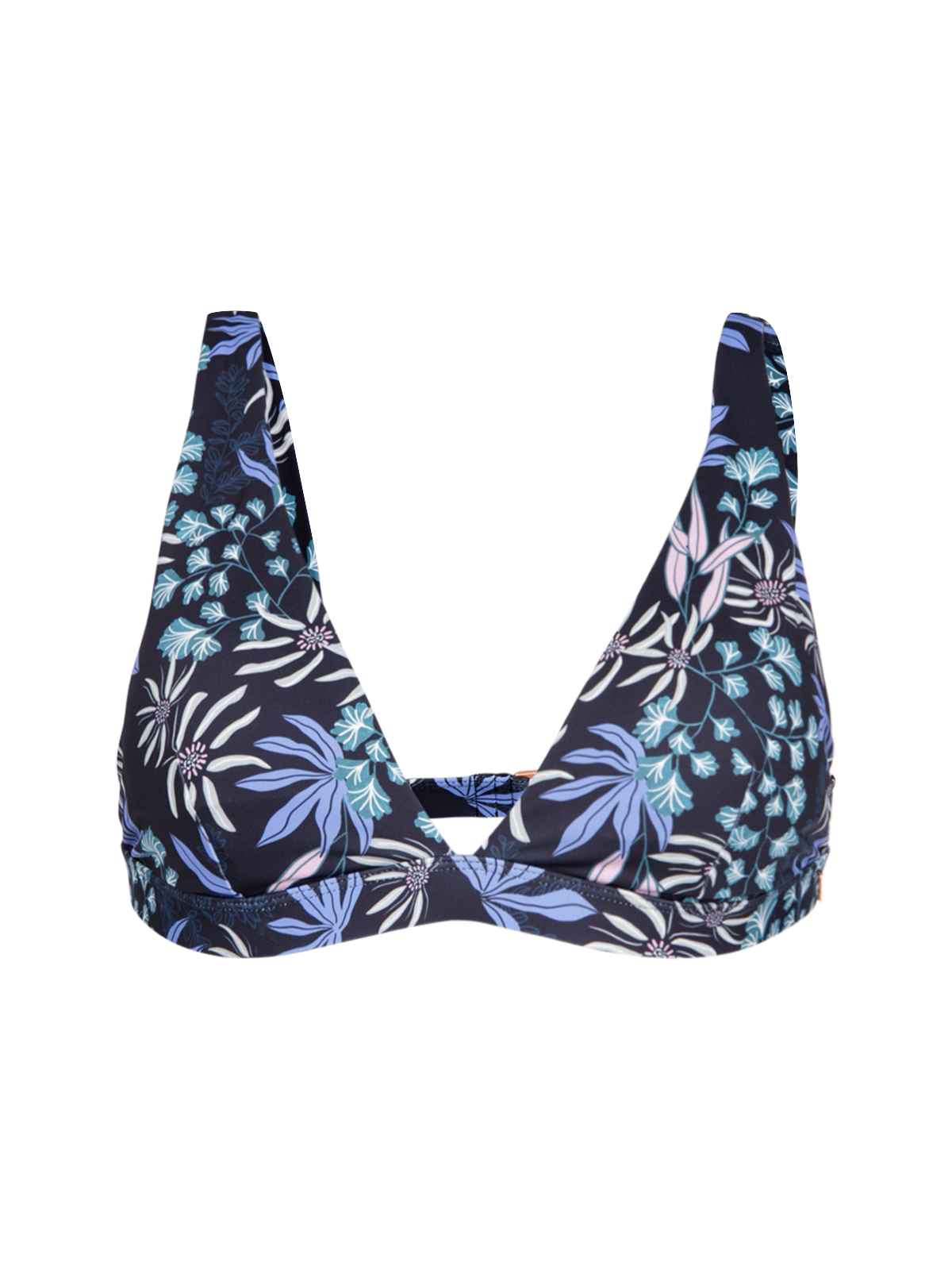 Fortelle-Print Dames Bikini Top | Zwart