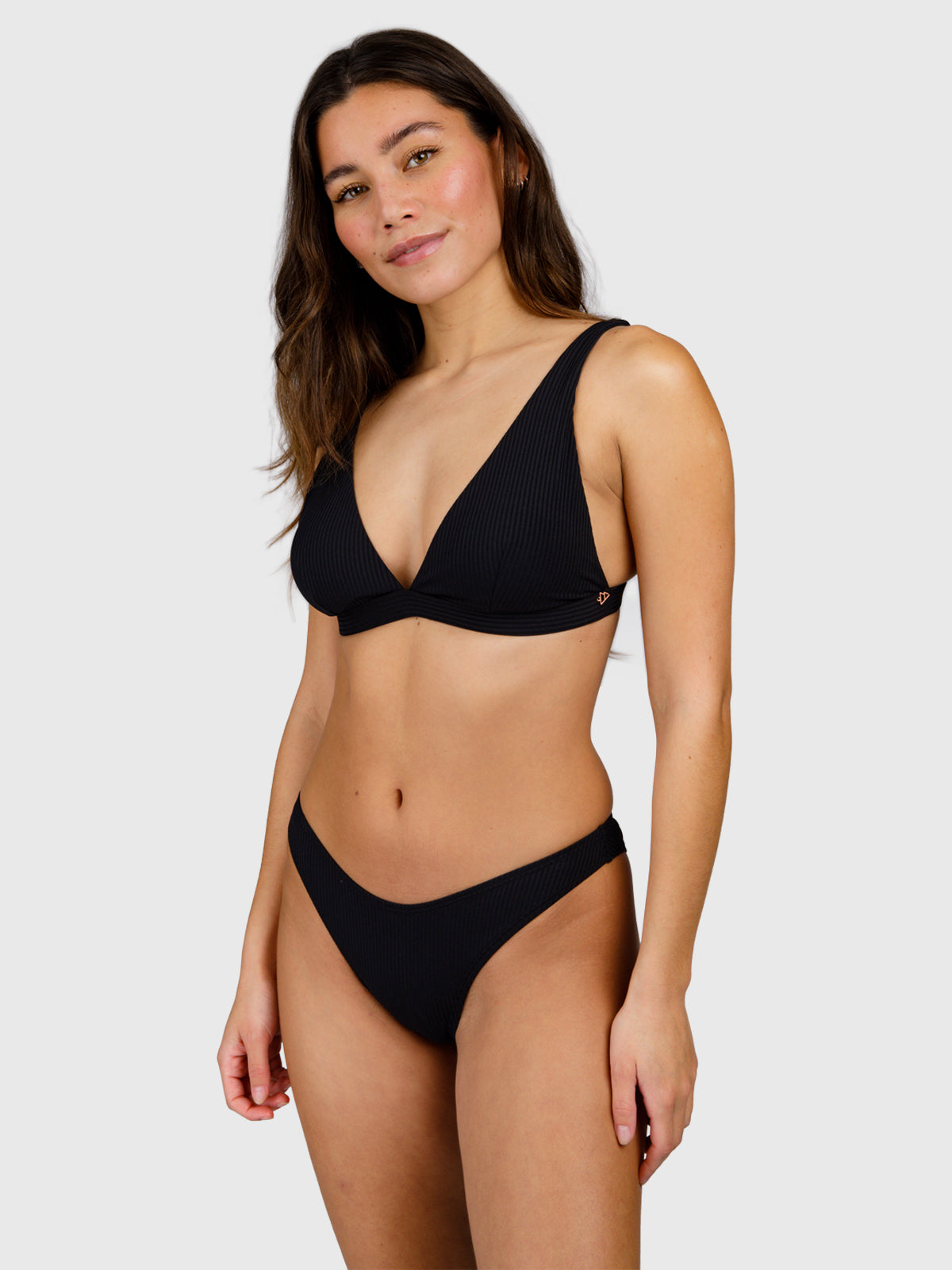 Fortelle-Rib Dames Bikini Top | Zwart