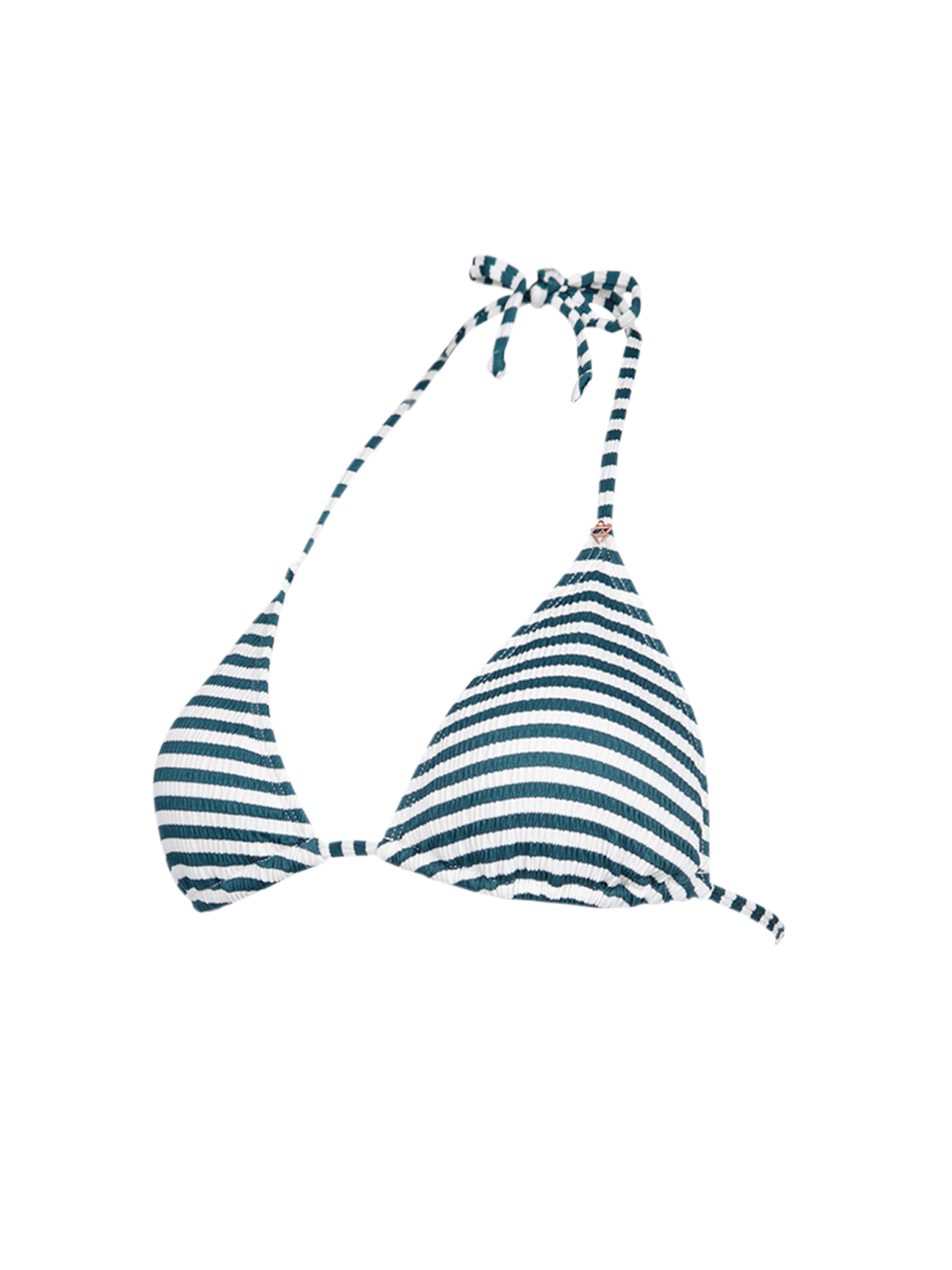 Novalee-Stripe Women Bikini Top | Snow