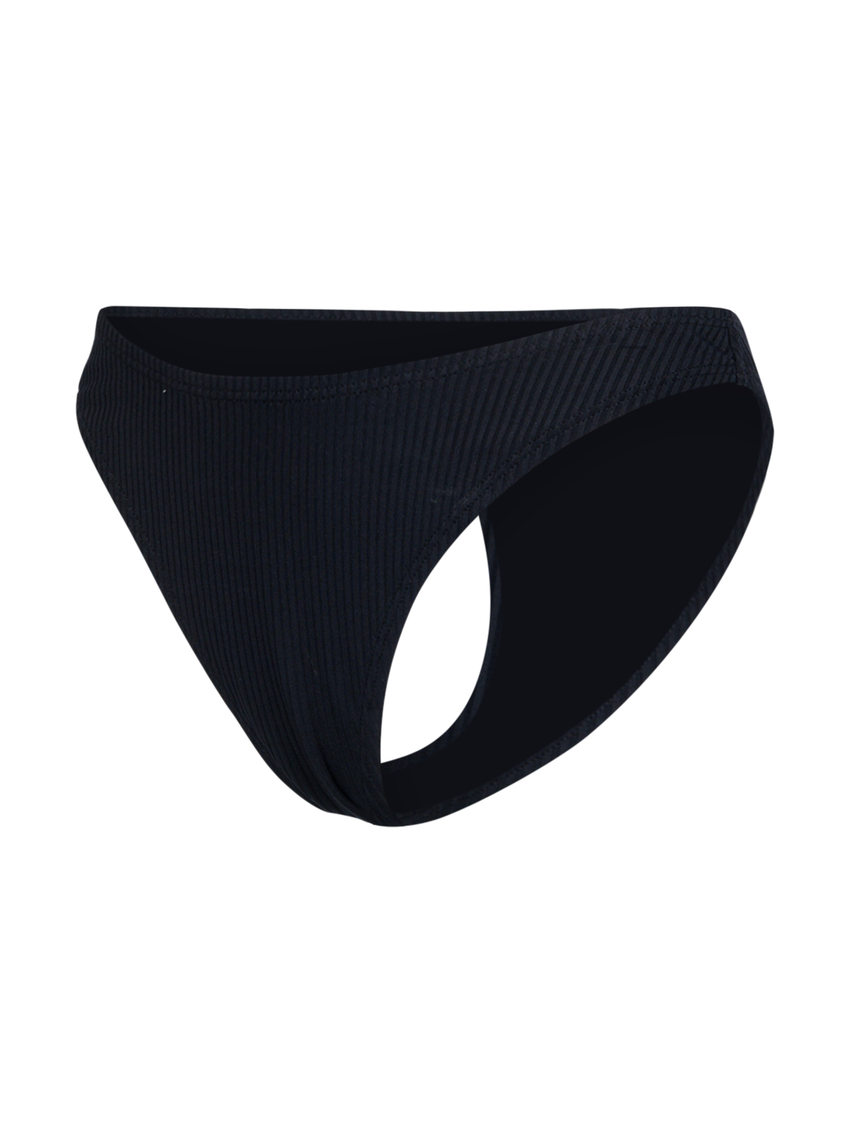 Djaja-Rib Women Bikini Bottom | Black
