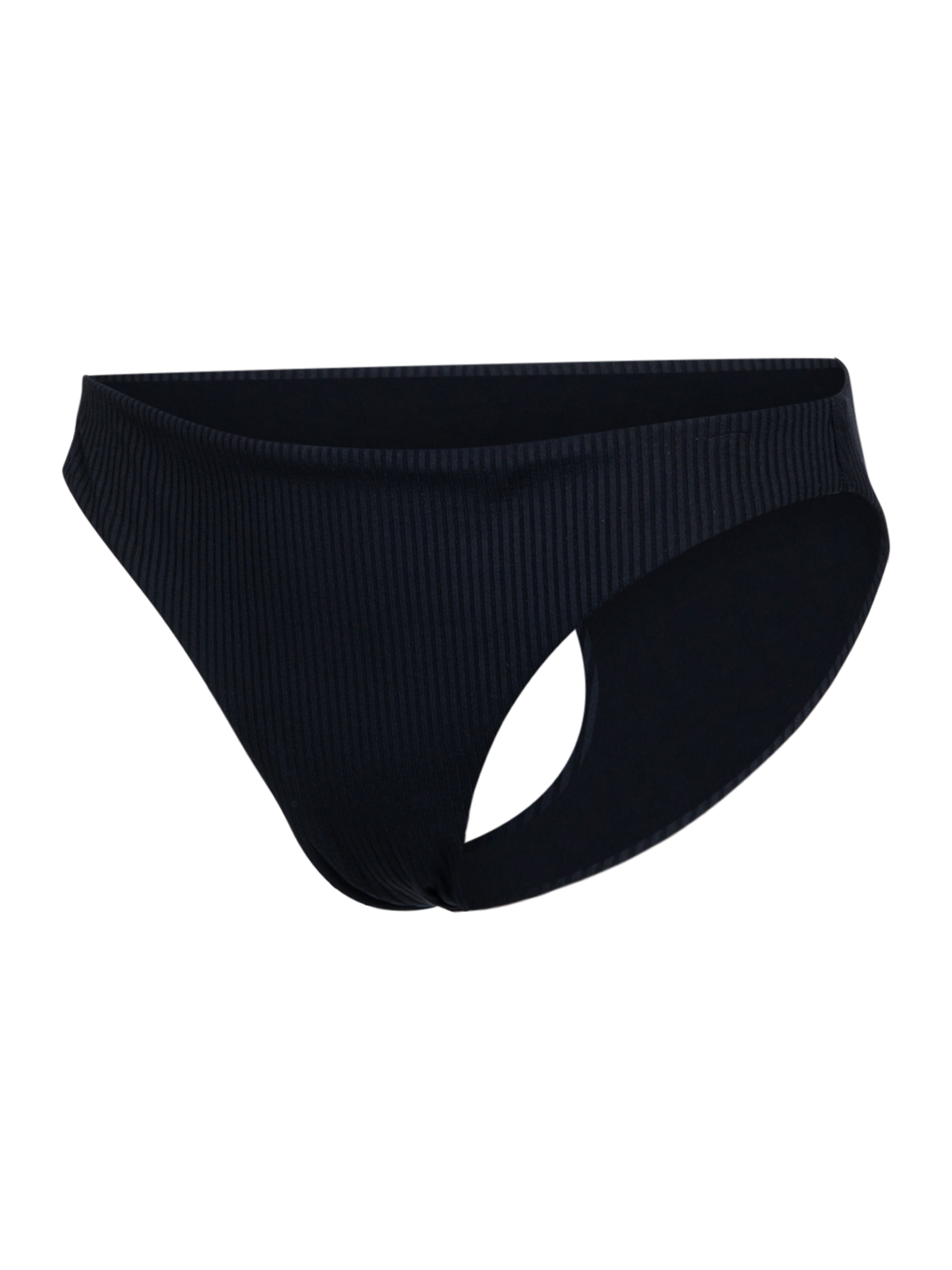 Nell-Rib Women Bikini Bottom | Black
