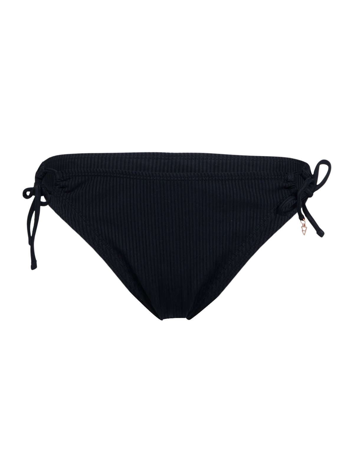 Nolestina-Rib Women Bikini Bottom | Black