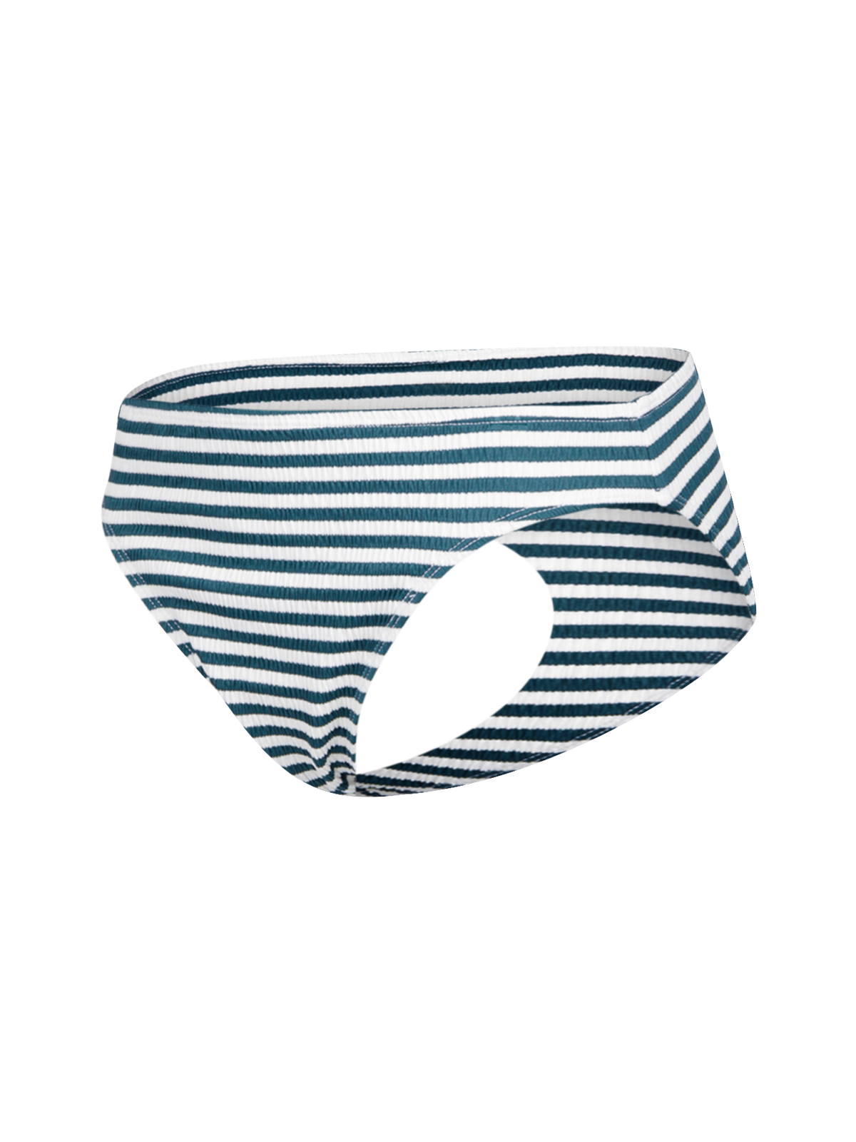 Nolina-Stripe Women Bikini Bottom | Snow
