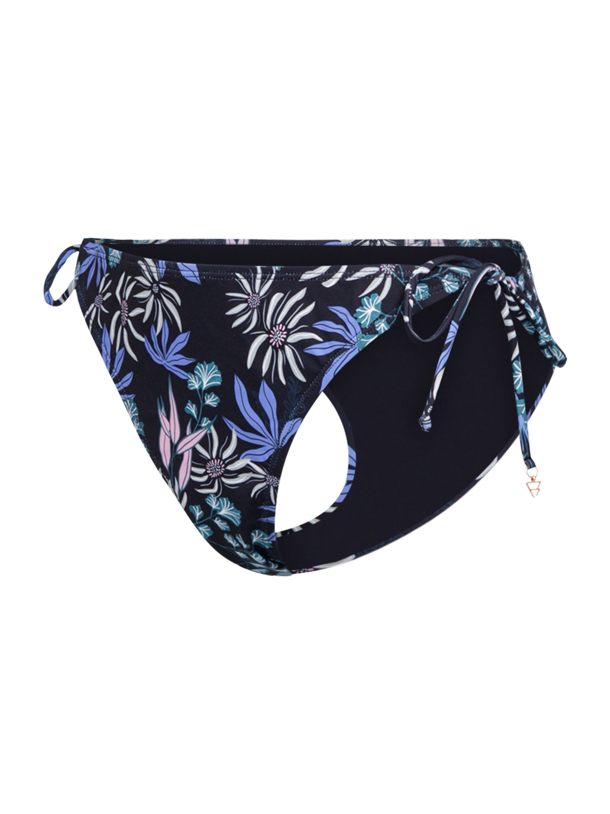 Salanina-Print Women Bikini Bottom | Black