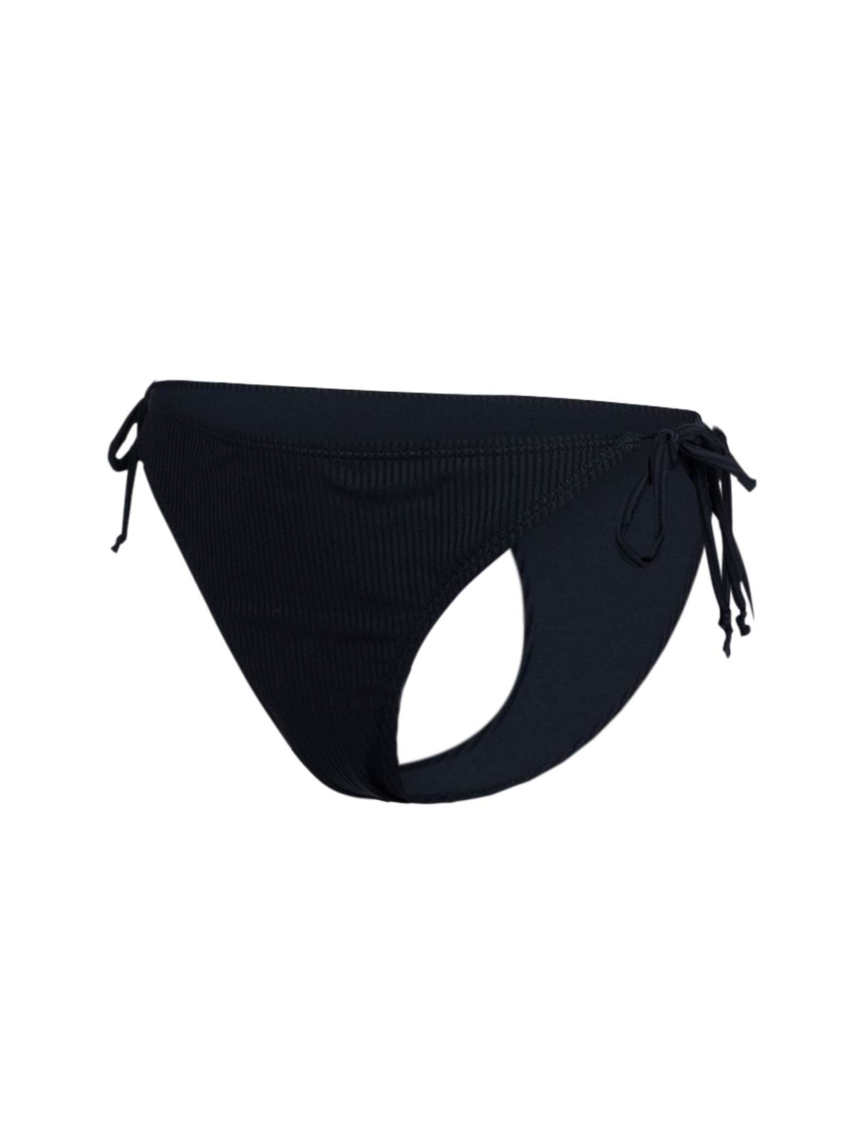 Salanina-Rib Women Bikini Bottom | Black