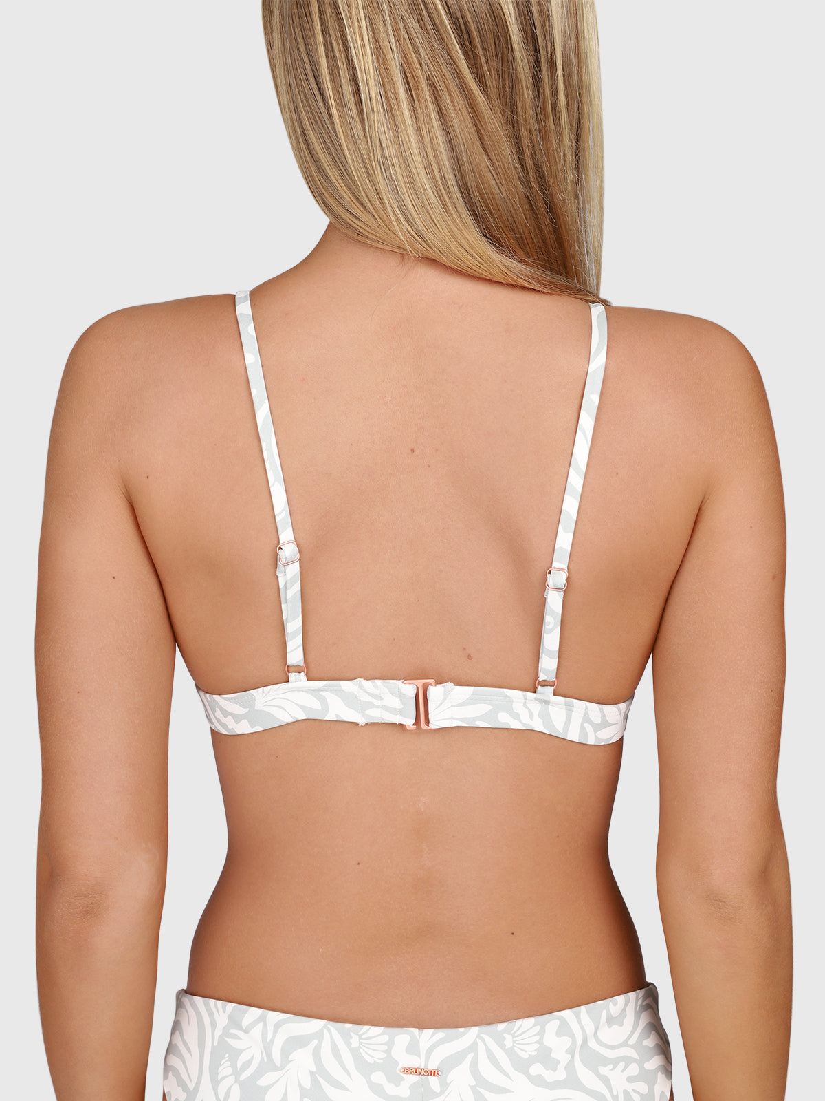 Aurely-Print Women Bikini | Aqua Grey