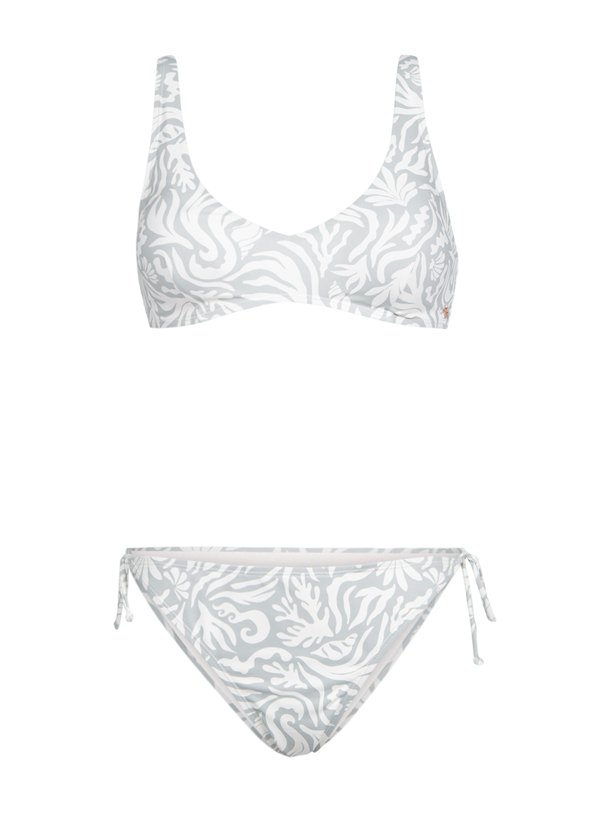 Lavinja-Print Women Bikini | Aqua Grey