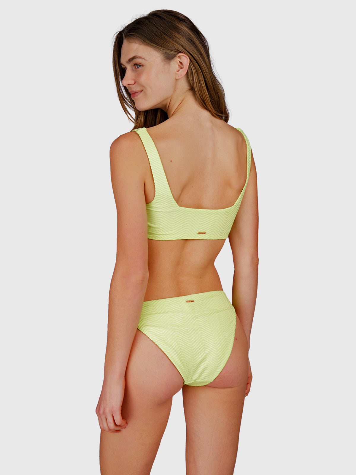 Lillio-Chevron Women Bikini | Daiquiri Green