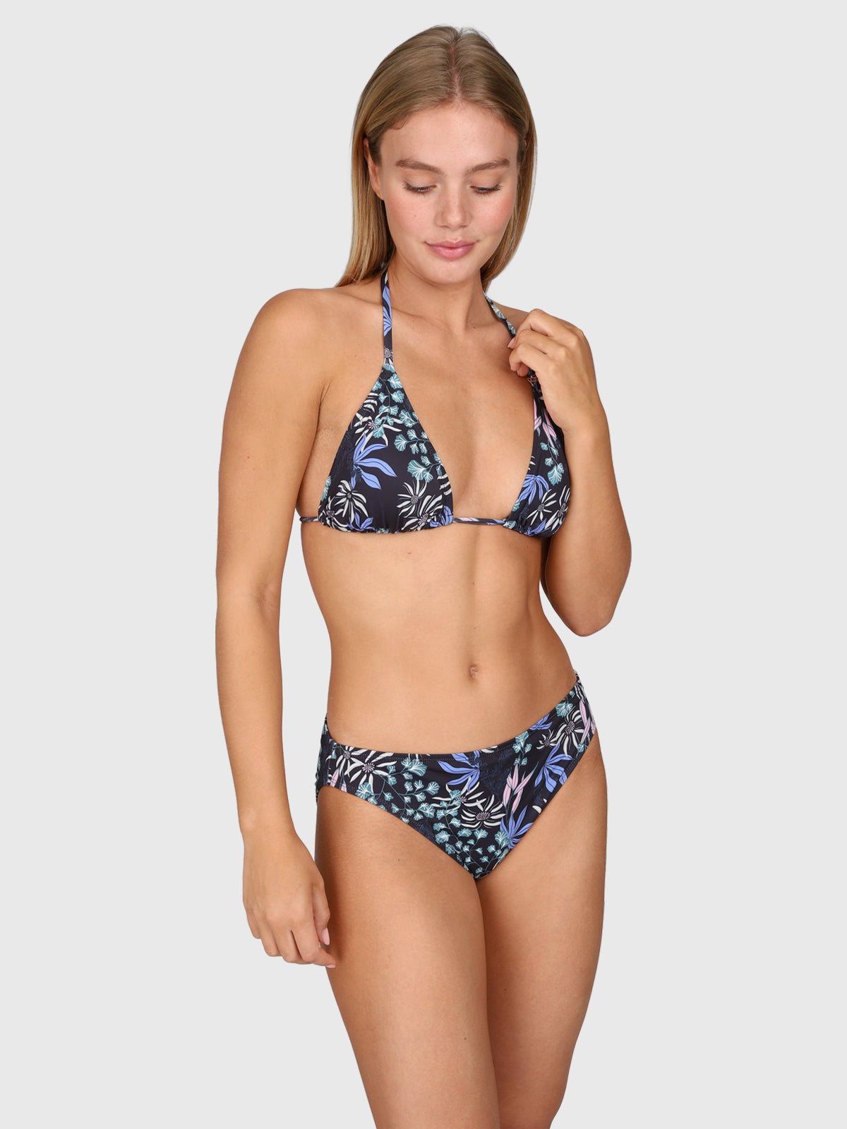 Lollypop-Print Women Bikini | Black