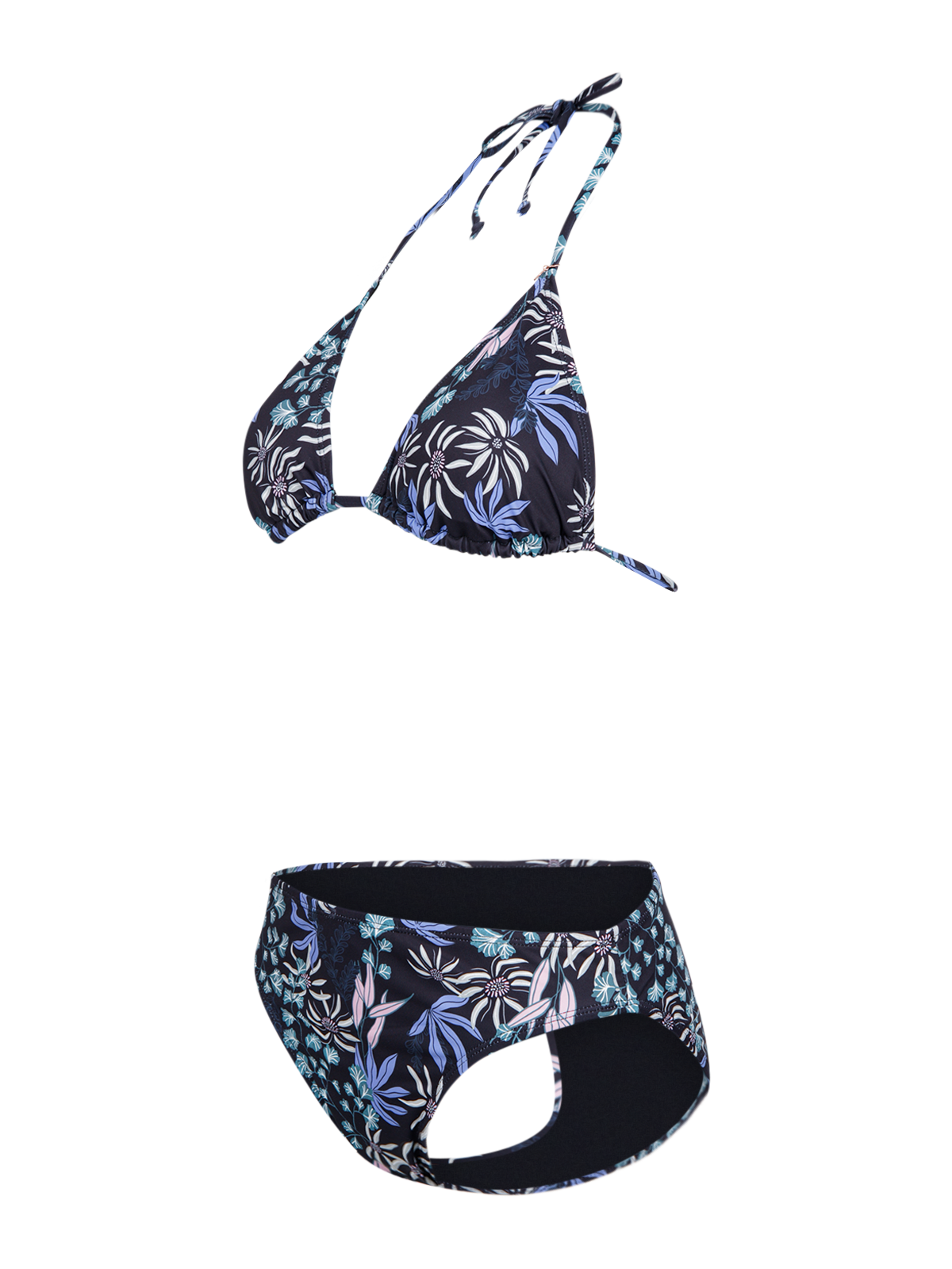 Lollypop-Print Women Bikini | Black