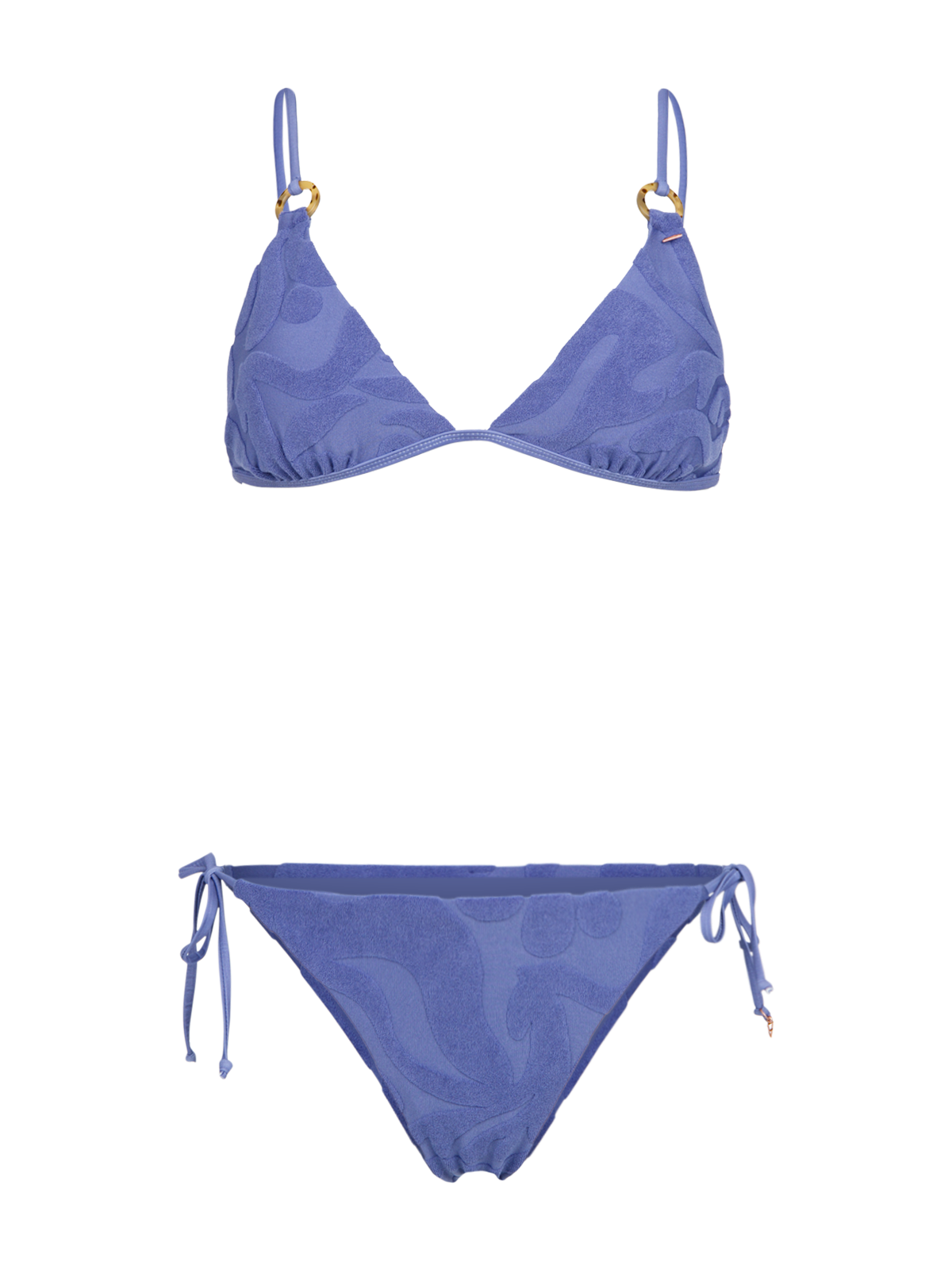 Sunanda-Jacquard Dames Bikini | Marlin Blue