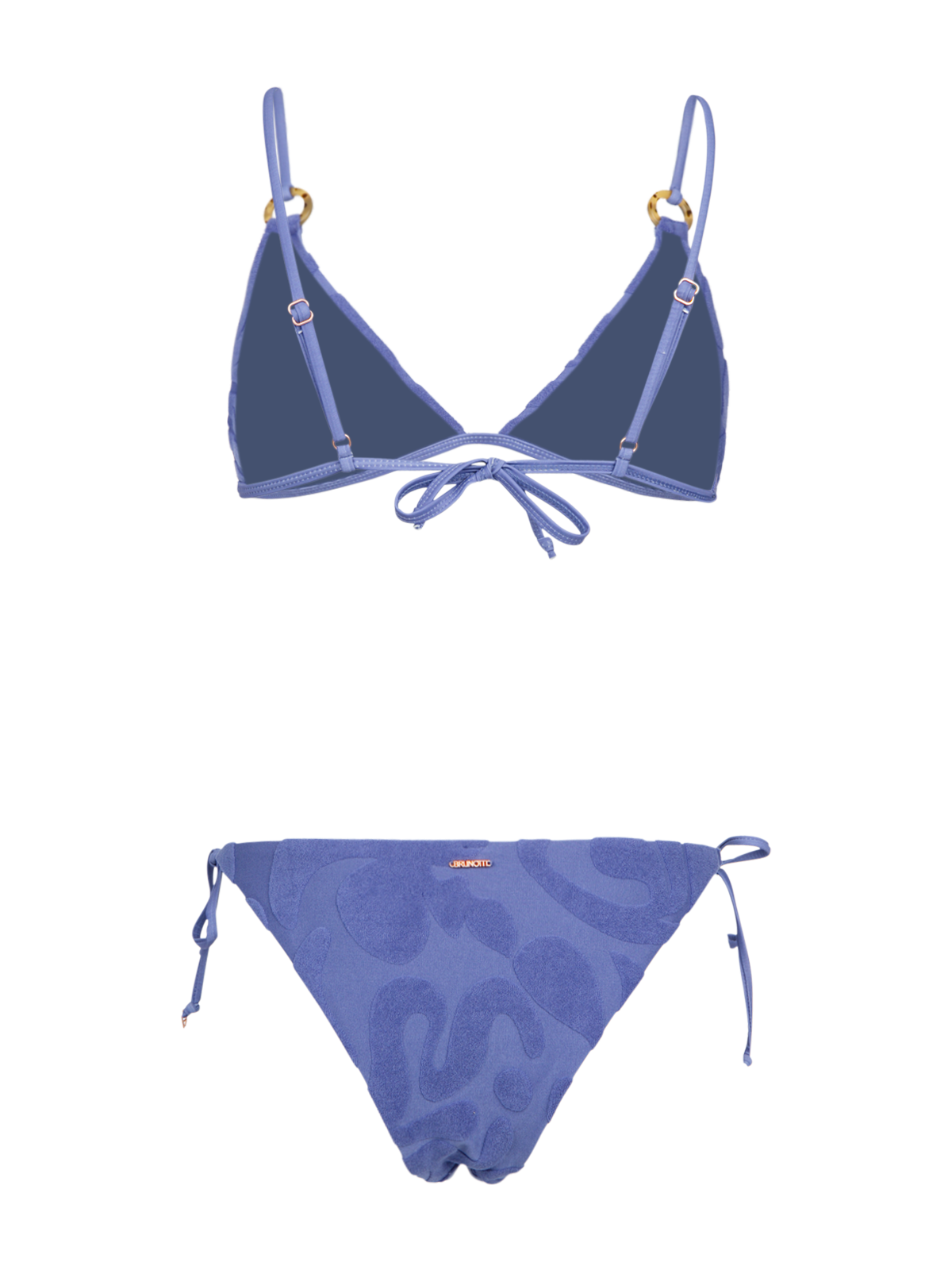 Sunanda-Jacquard Dames Bikini | Marlin Blue