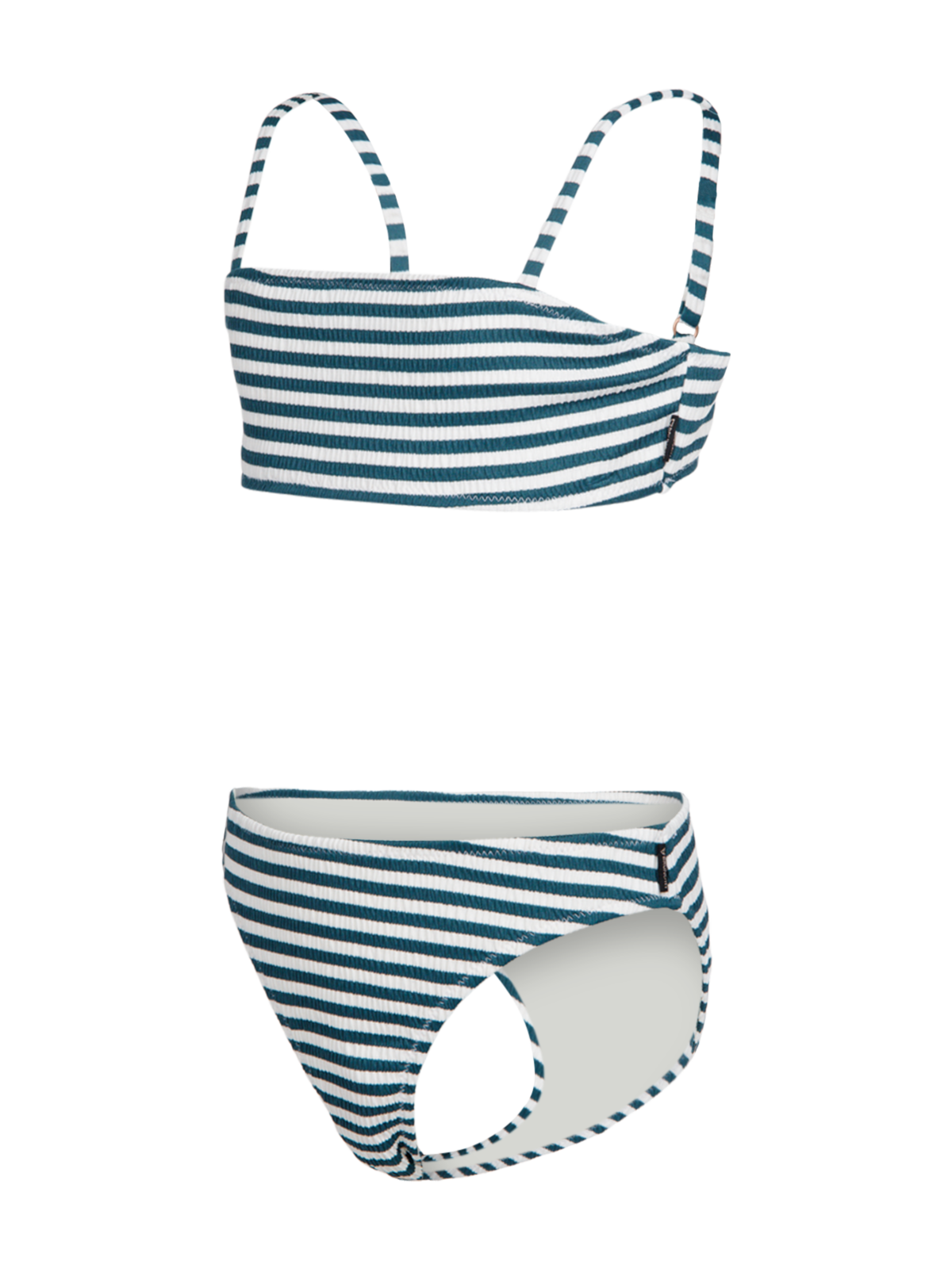 Mezze-Stripe Girls Bikini | Snow