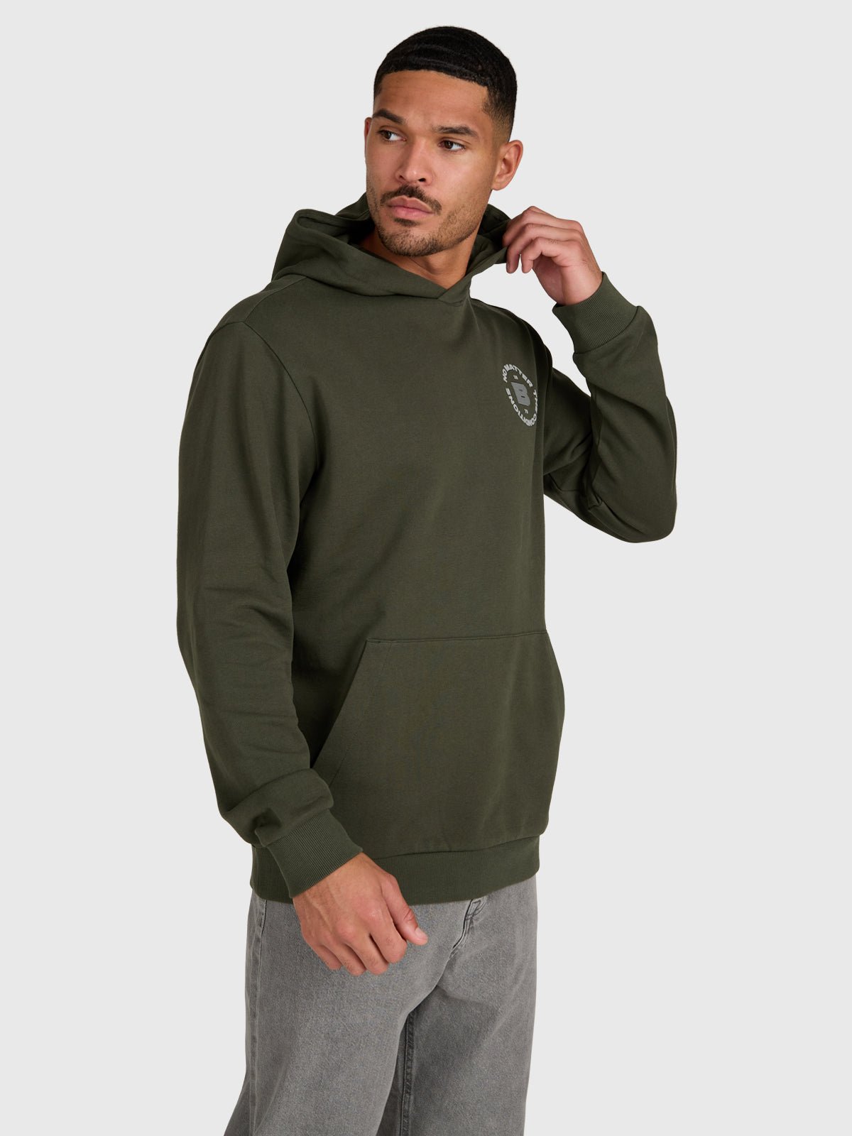 Colombis Men Hoodie | Deep Green