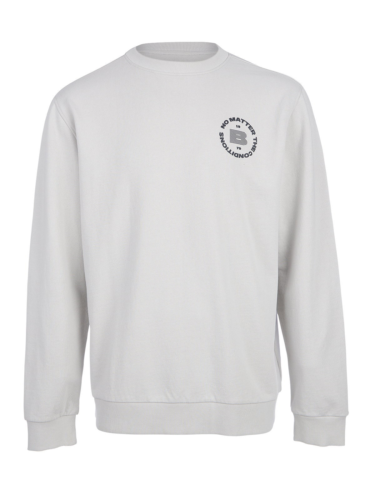 Naldis Men Crew | Soft Grey