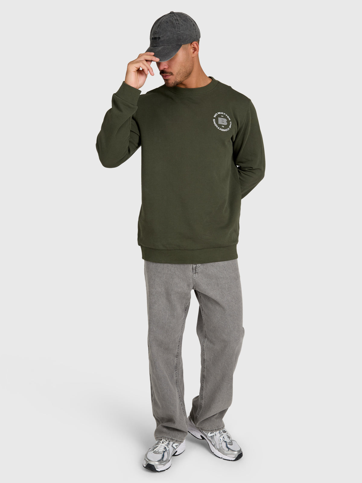 Naldis Men Crew | Deep Green