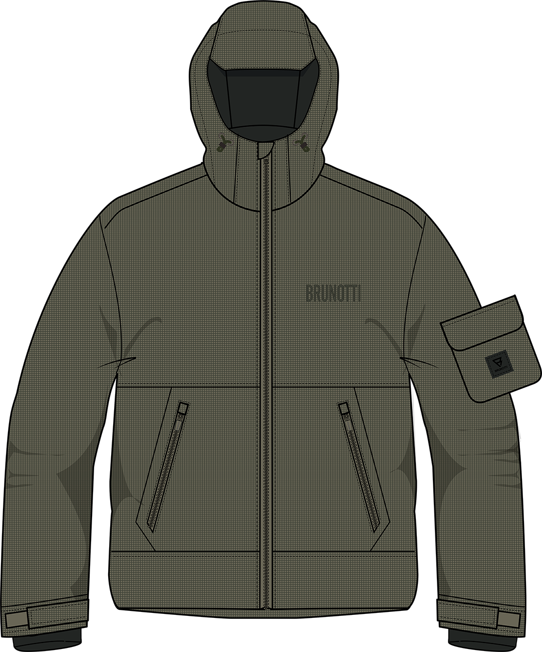Bob Men Jacket | Dusky Green