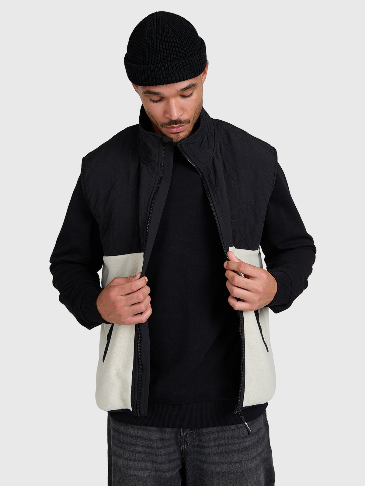 Dipon Men Bodywarmer | Soft Grey