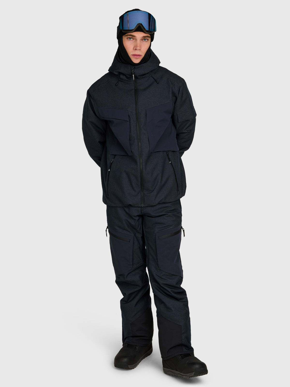 Naronz-Denim Men Snow Pants | Denim