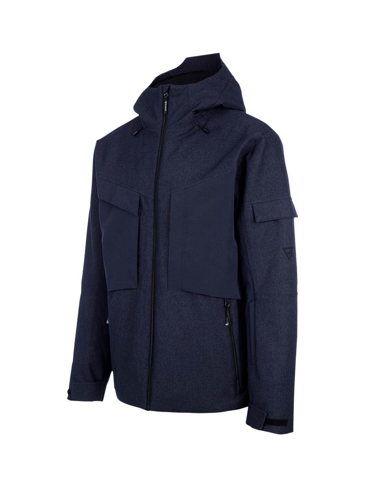 Bodish-Denim Men Snow Jacket | Denim