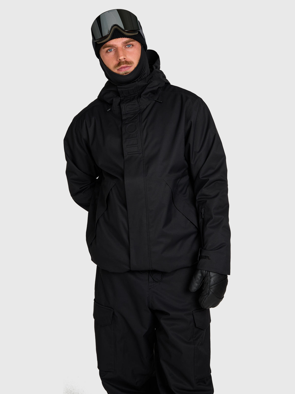 Dice Men Snow Jacket | Black