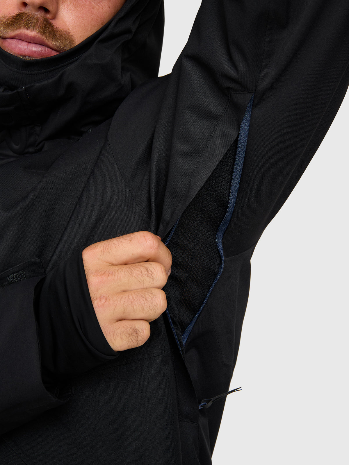 Dice Men Snow Jacket | Black