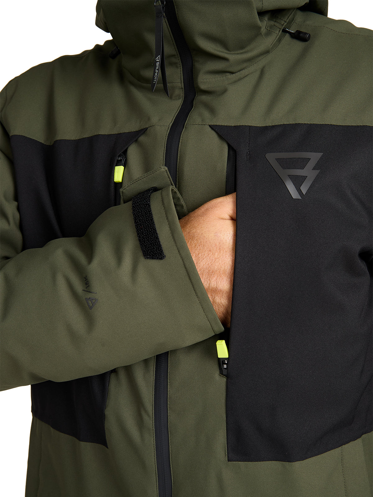 Aratinos-S Men Snow Jacket | Deep Green