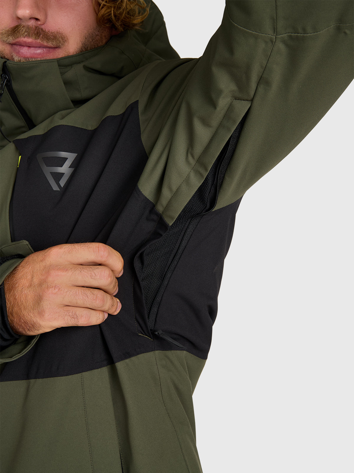 Aratinos-S Men Snow Jacket | Deep Green
