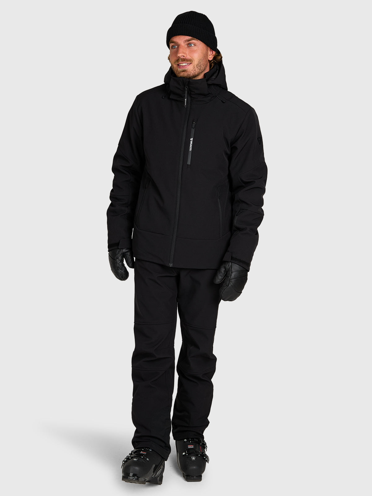 Huygens Men Softshell Pants | Black