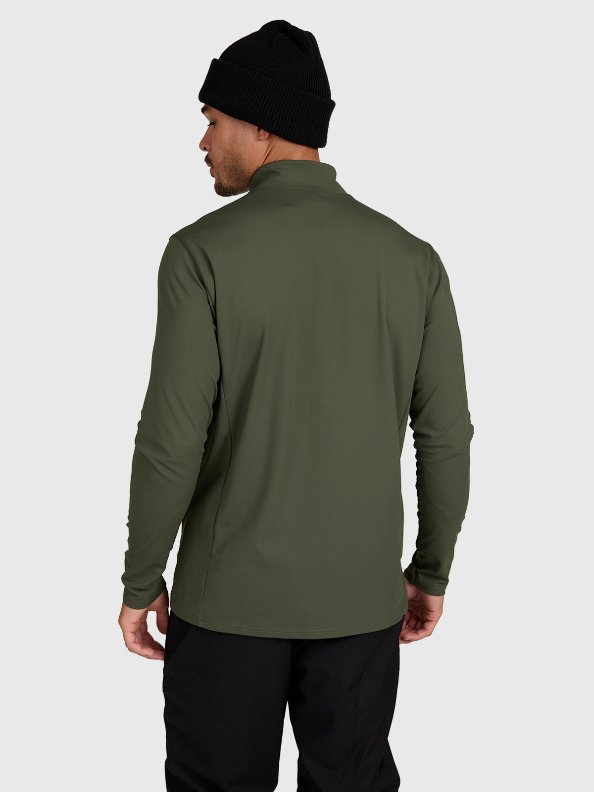 Mano-Zip Men Snow Fleece | Deep Green