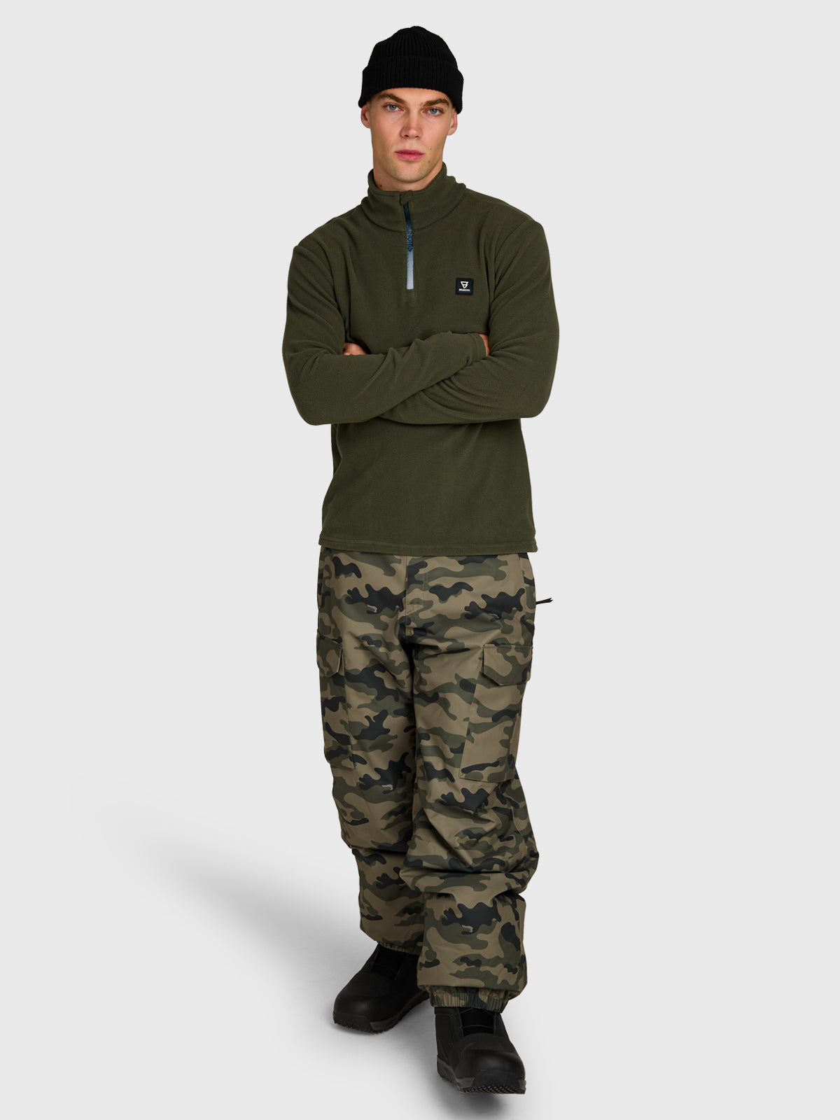 Lenno-R Men Fleece | Deep Green