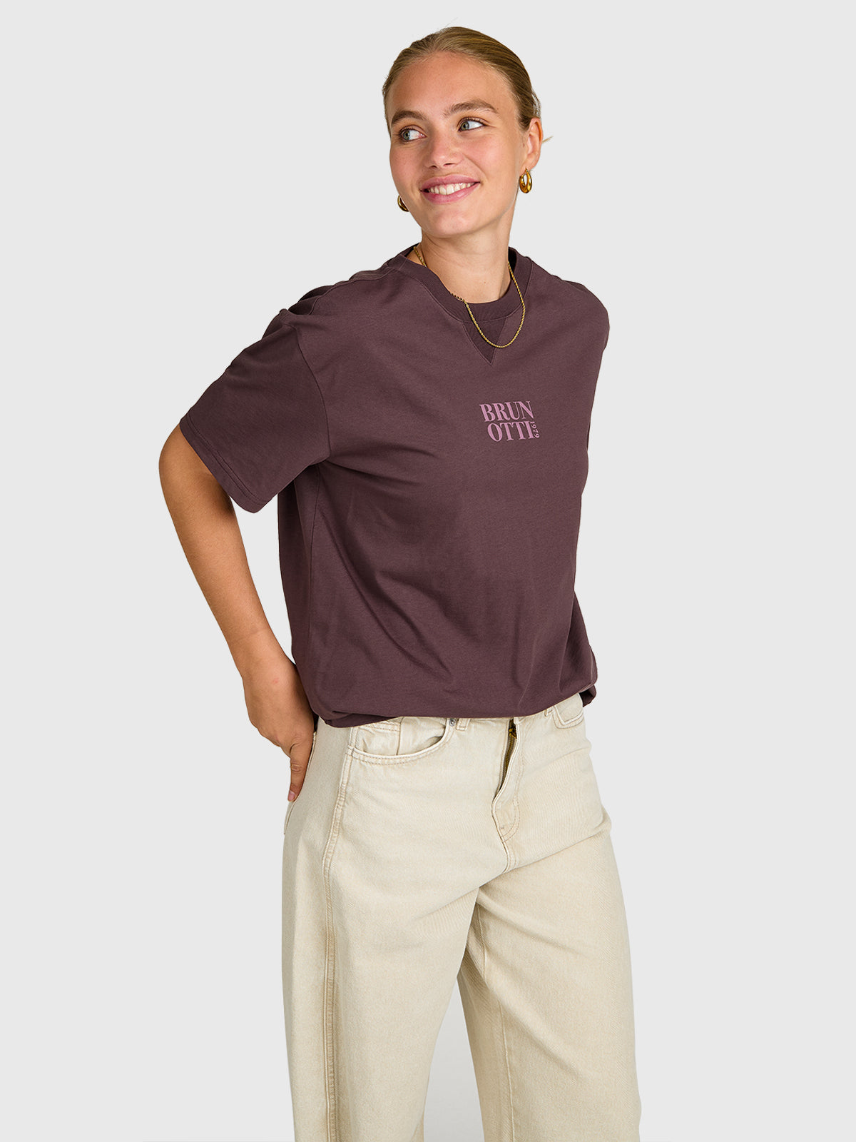 Unessa Women T-Shirt | Raisin